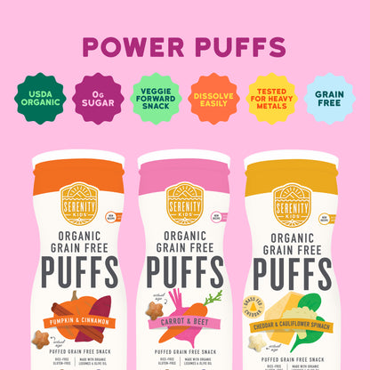 Organic Grain Free Puffs Variety Pack