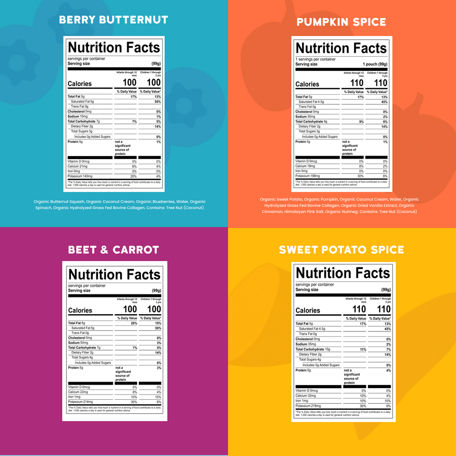 Dairy-Free Smoothies Organic Dairy-Free Smoothie Variety Pack