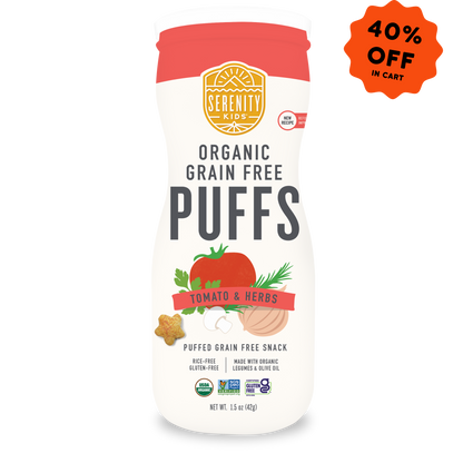 Tomato & Herbs Organic Grain Free Puffs, No Sugar