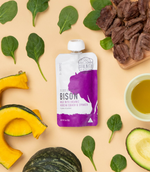 Load image into Gallery viewer, Grass Fed Bison Baby Food Pouch with Organic Kabocha Squash and Spinach
