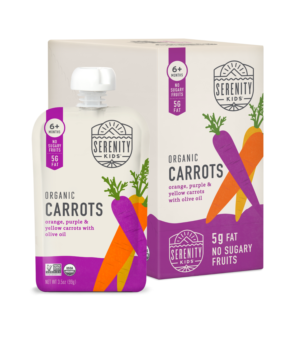 Organic Carrot Baby Food Pouch