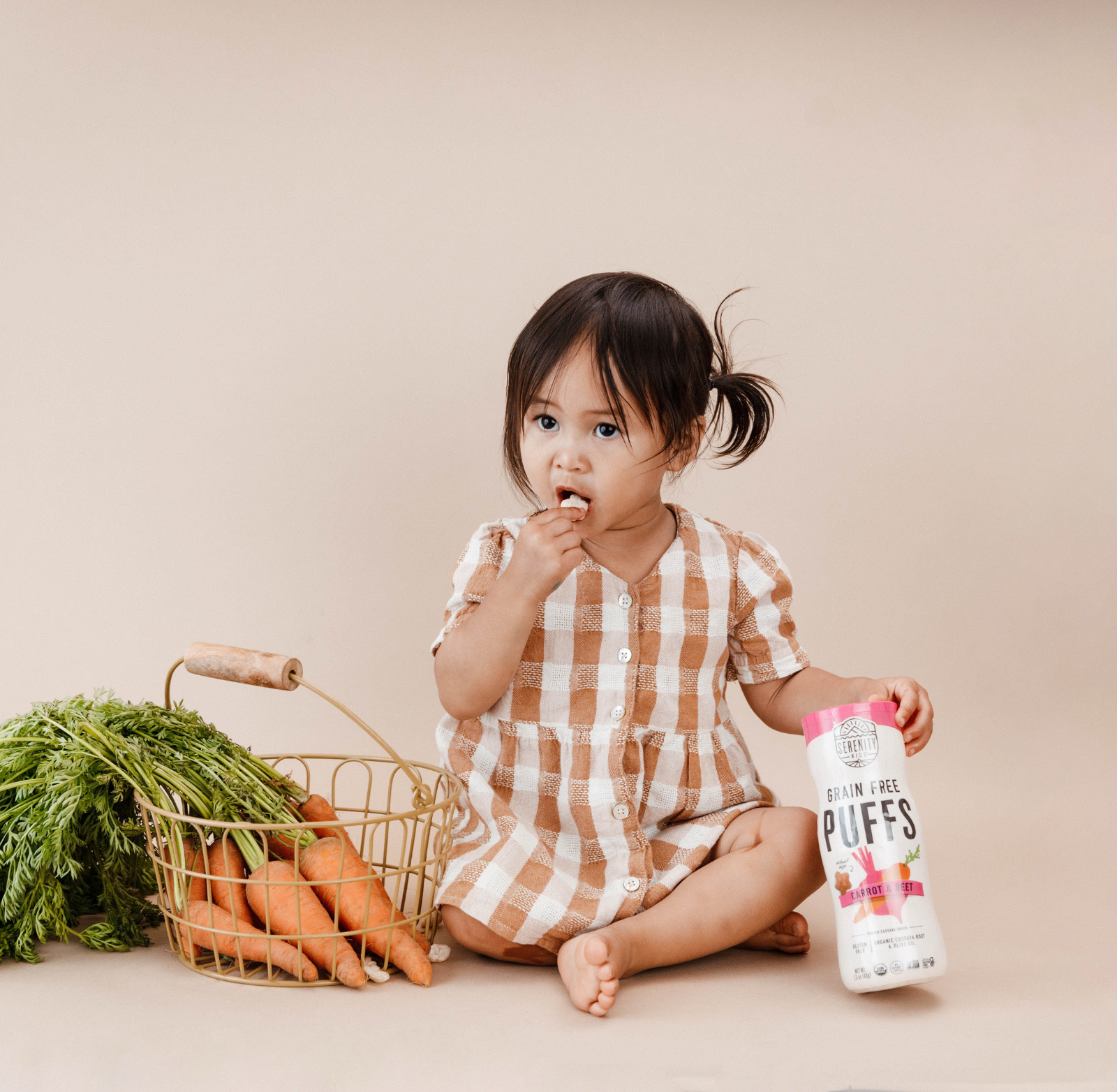 Carrot & Beet Grain Free Baby Puffs - Kid 